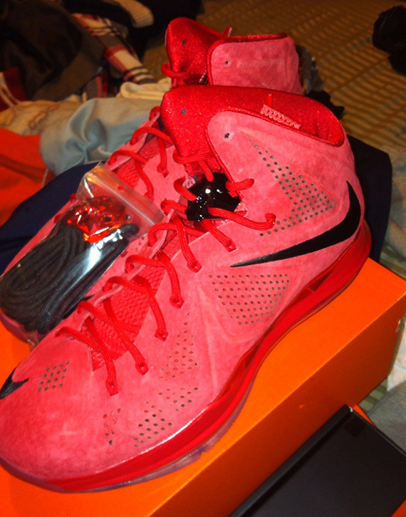 lebron x red