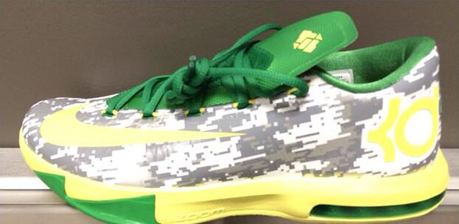 Nike KD 6 Oregon Camo Armed Forces Classic PE