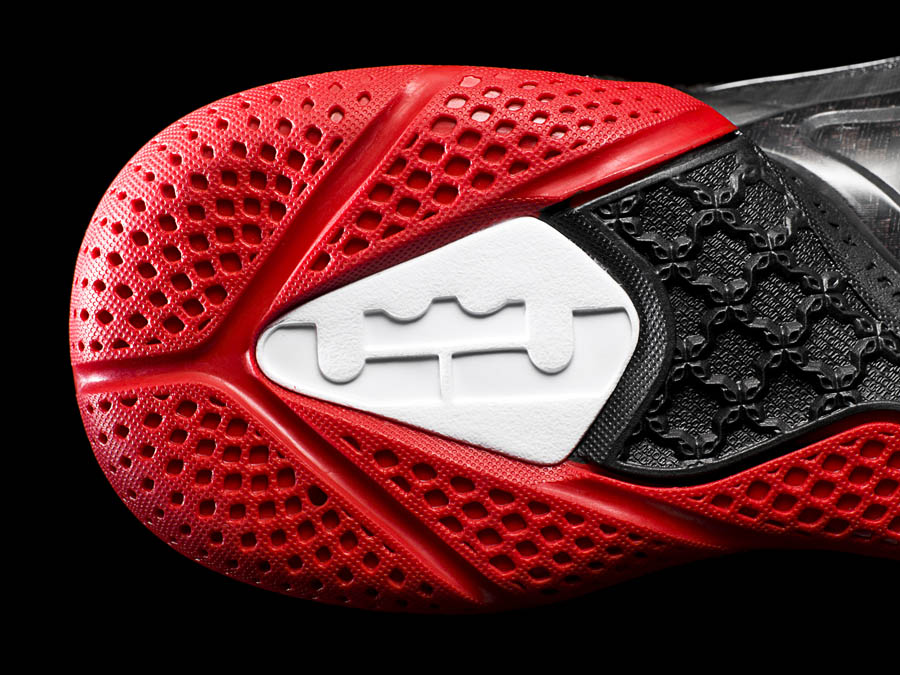Nike LeBron 9 IX Black White Sport Red 469764-003