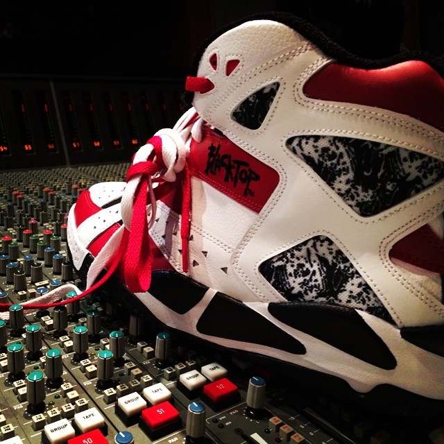 Rick Ross Picks Up Reebok Blacktop Battleground Flash Red