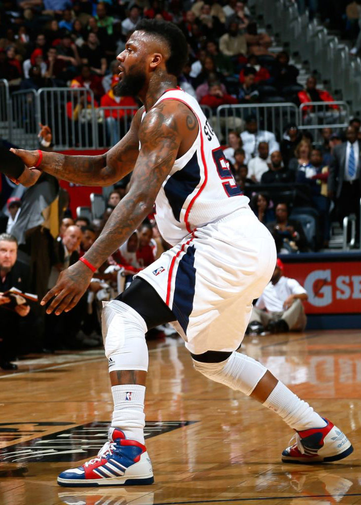 DeShawn Stevenson wearing OG adidas Instinct Hi