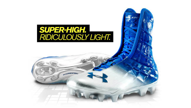 Cleats under cheap armour highlight