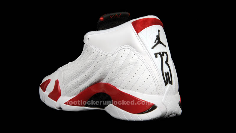 Air Jordan 14 XIV White Varsity Red Black 487471-101 (5)