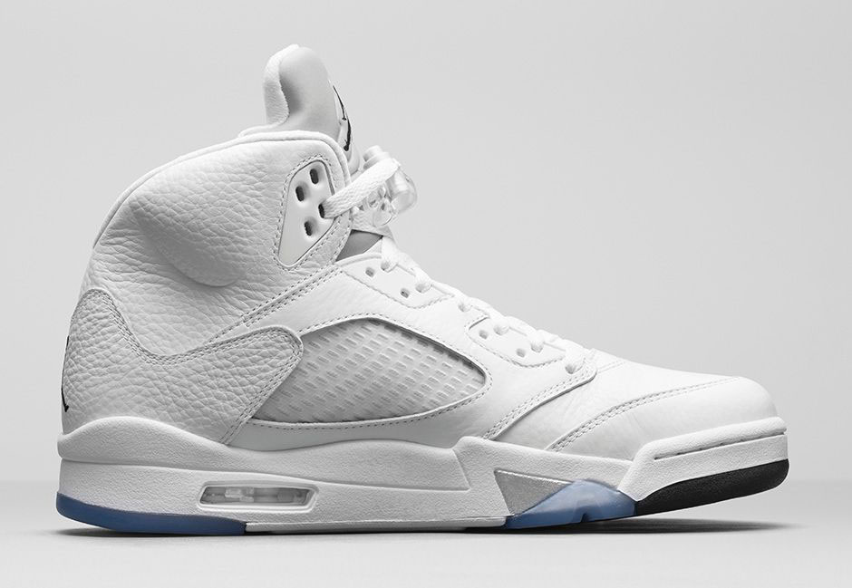 jordan 5 all white