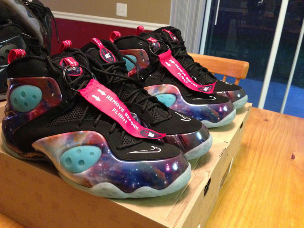 nike zoom rookie galaxy on feet