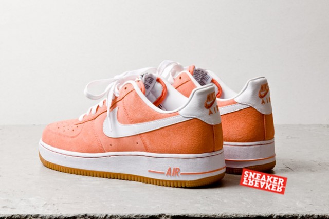 salmon pink air force ones
