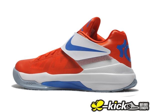 Nike Zoom KD IV Team Orange Photo Blue White 473679-800 (5)