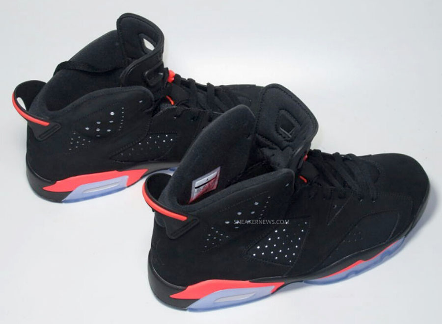 Air Jordan VI 6 Black/Infrared (9)