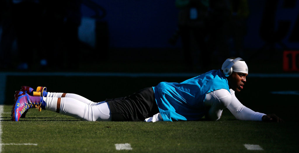 cam newton highlight cleats