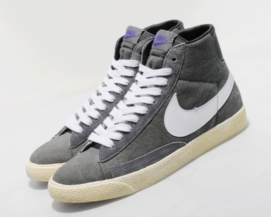 Nike blazer hi suede best sale vintage grey