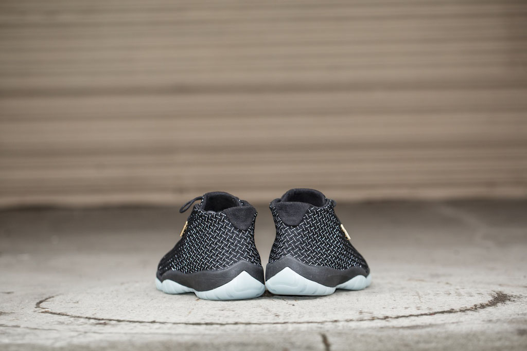 Jordan future shop black on feet