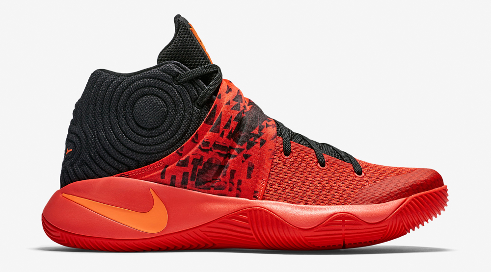 kyrie irving shoes orange and black