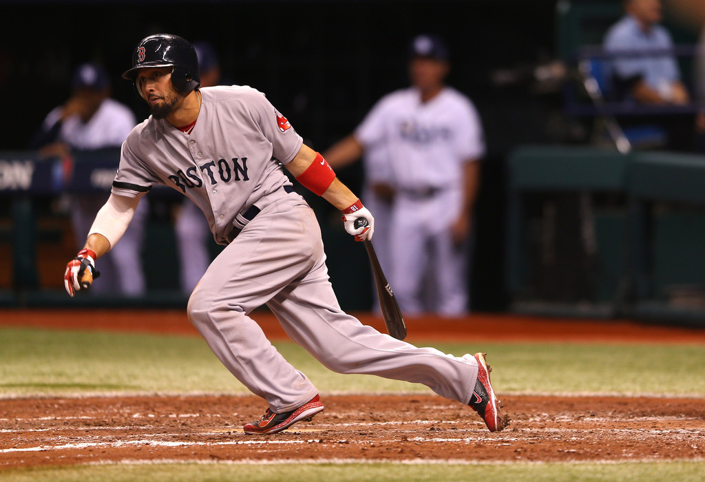 MLB Watch Shane Victorino Nike Air Huarache Red Sox PE