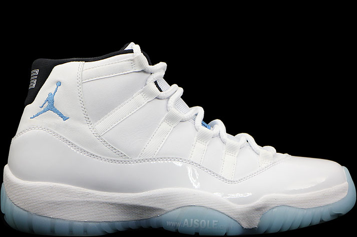 light blue and white 11s