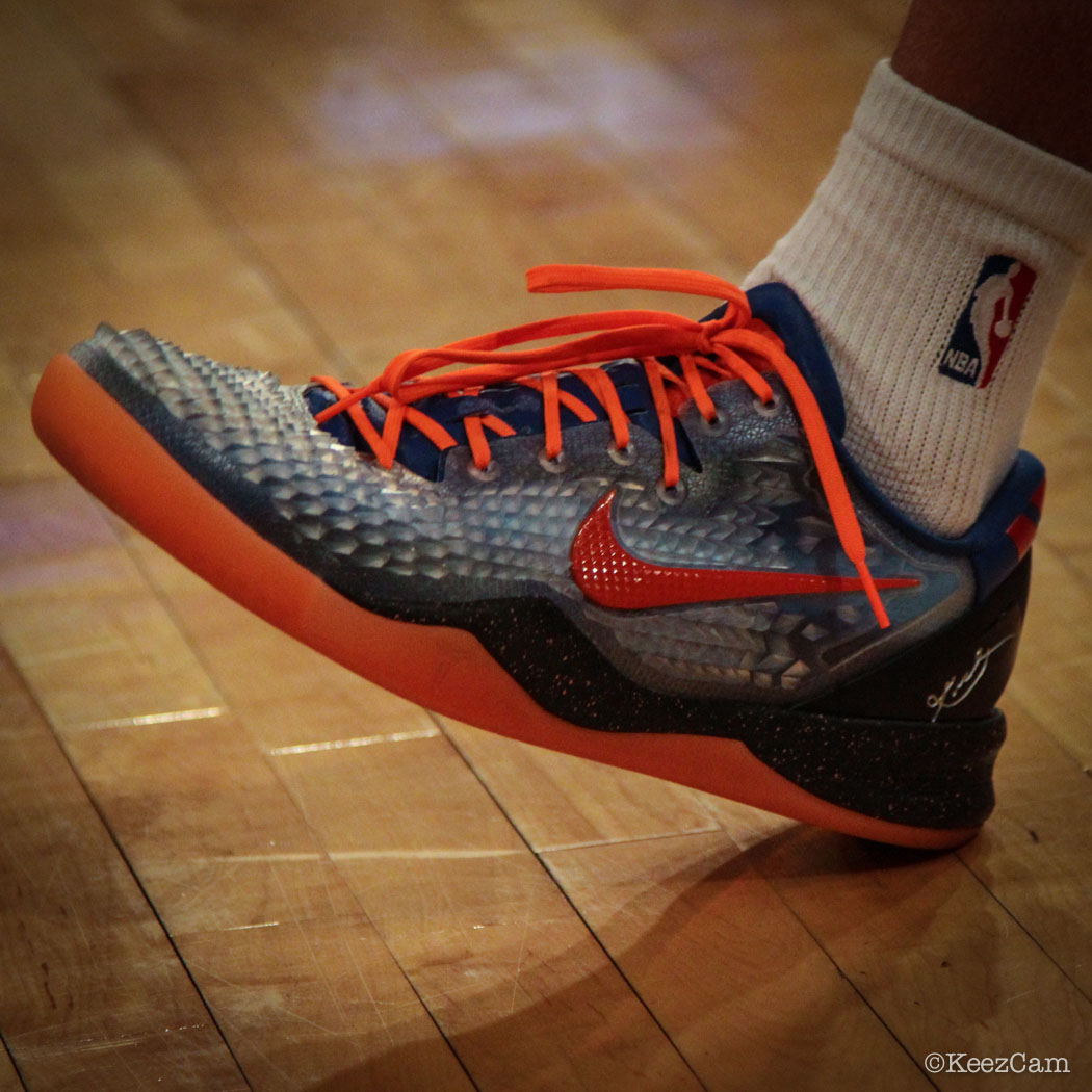 Pablo Prigioni wearing Nike Kobe 8 SS iD (2)