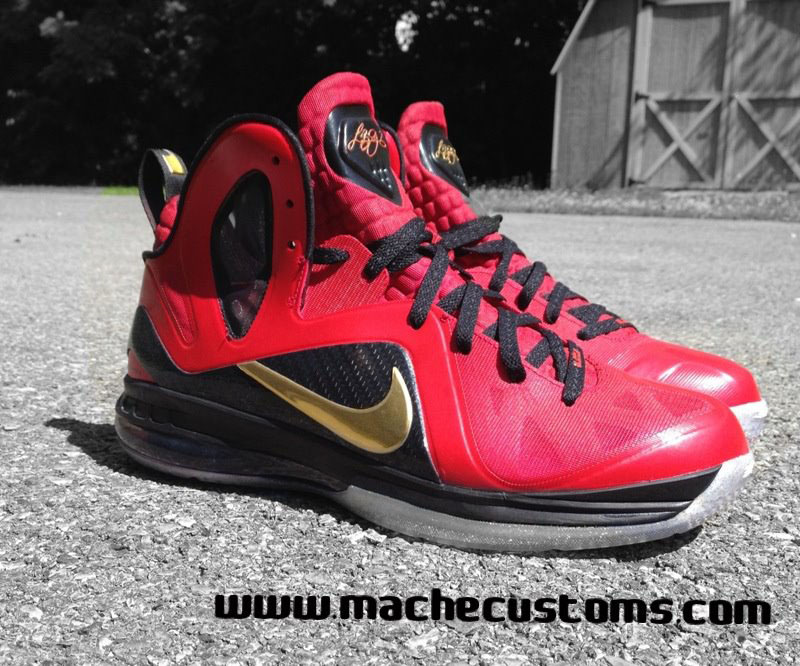 Nike LeBron 9 P.S. Elite "Finals" by Mache Custom Kicks (2)