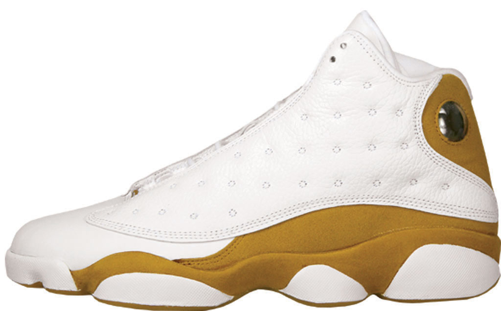 jordan 13 white and yellow