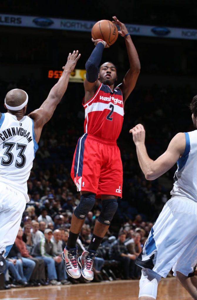 John Wall wearing adidas adipure CrazyQuick Silver PE (1)