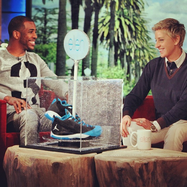 Ellen DeGeneres Gives Chris Paul Custom Jordan CP3.VII (!)