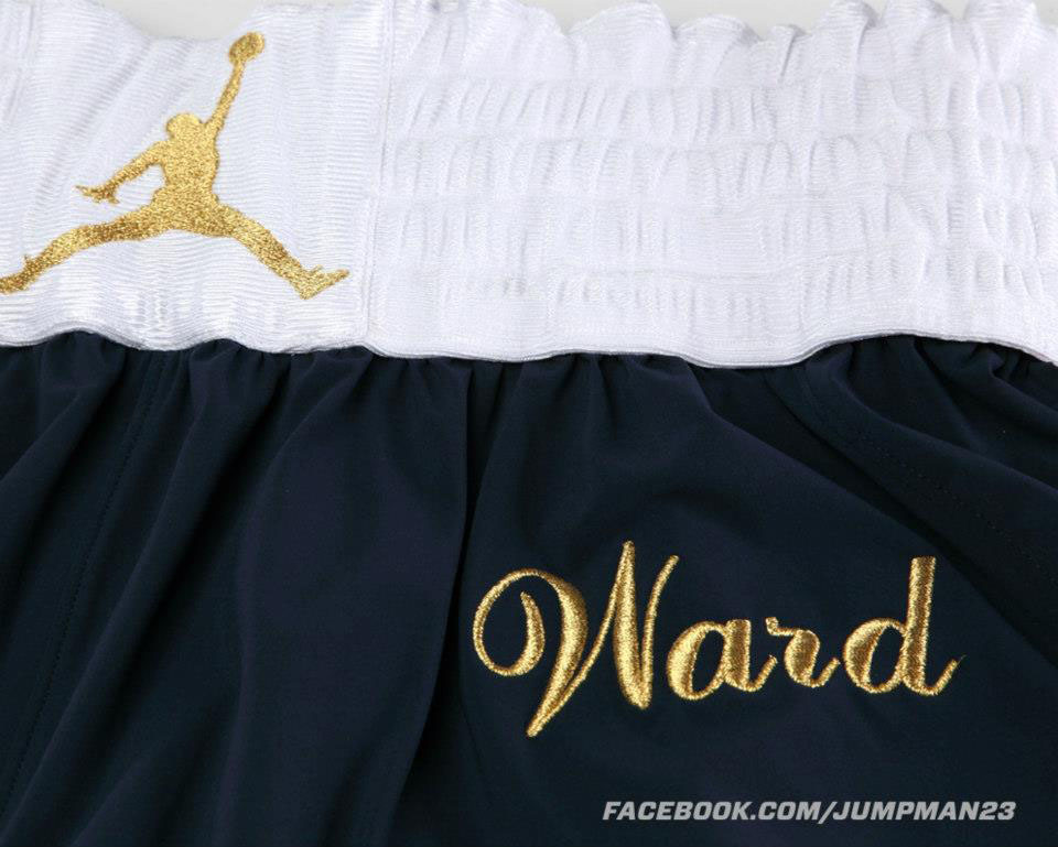 gold jordan shorts