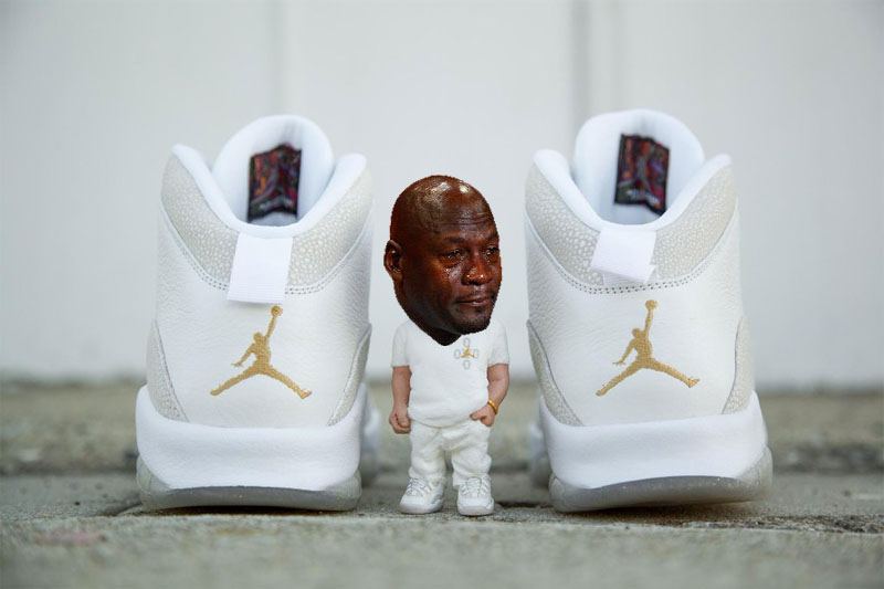 jordan meme shoes