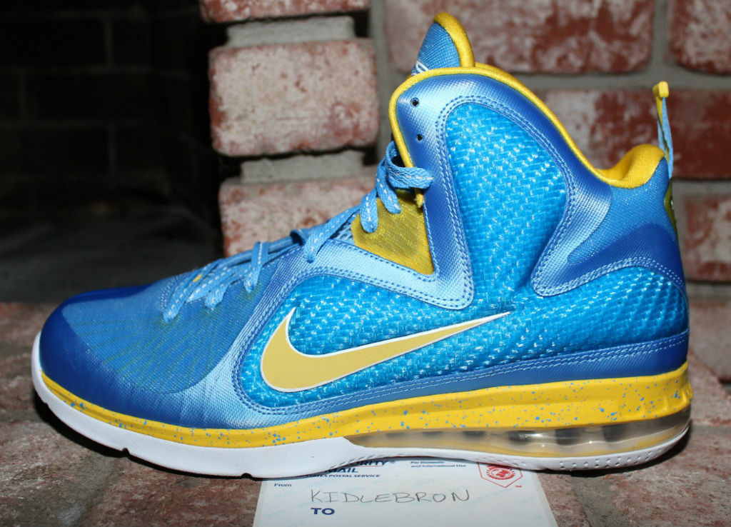 lebron 9 blue and yellow