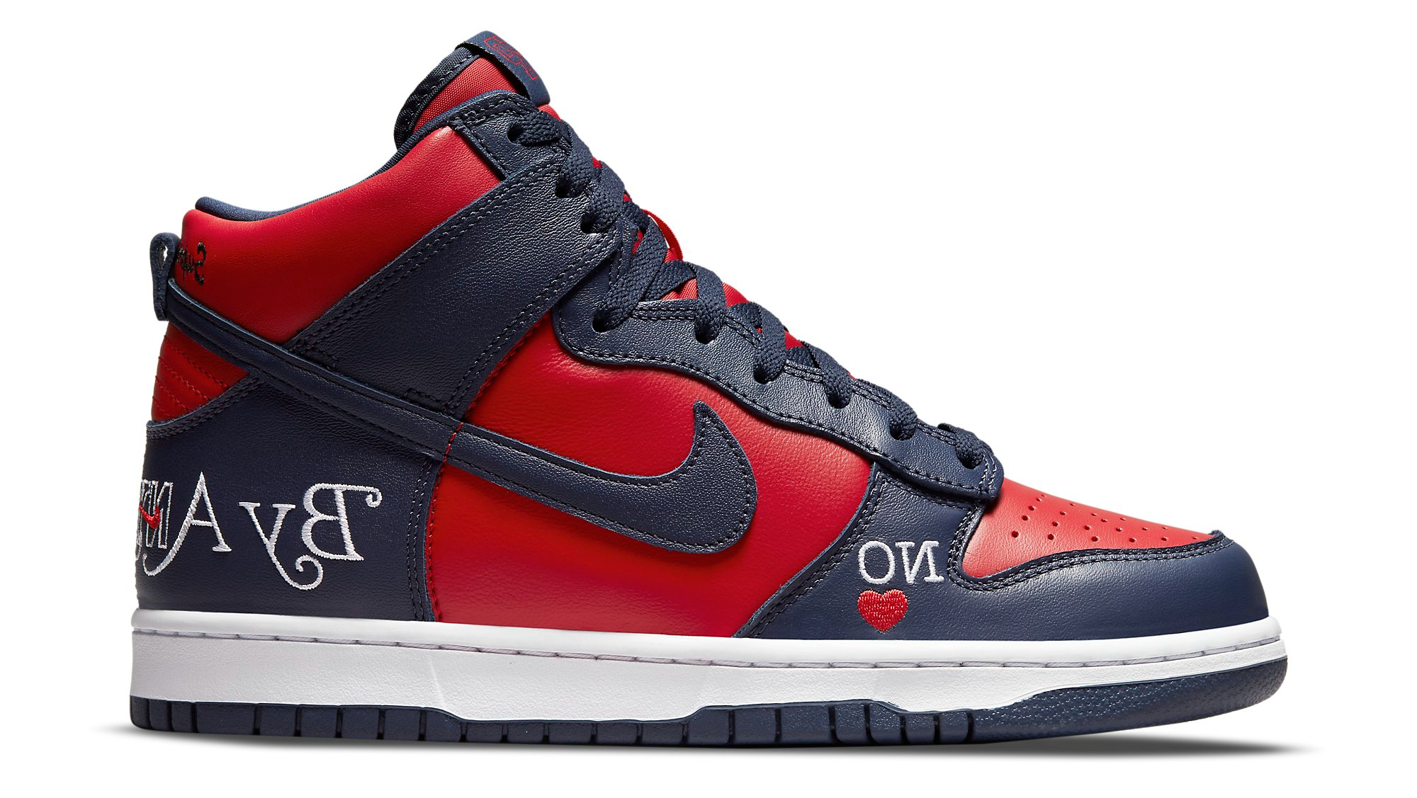 Supreme x Nike SB Dunk High Navy/Red | Nike | Release Dates, Sneaker  Calendar, Prices  Collaborations