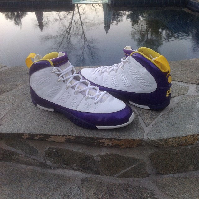 Randy Moss Air Jordan 9 Turf PE (1)