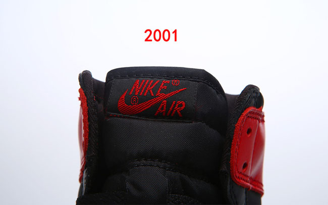 jordan 1 bred 2001 legit check