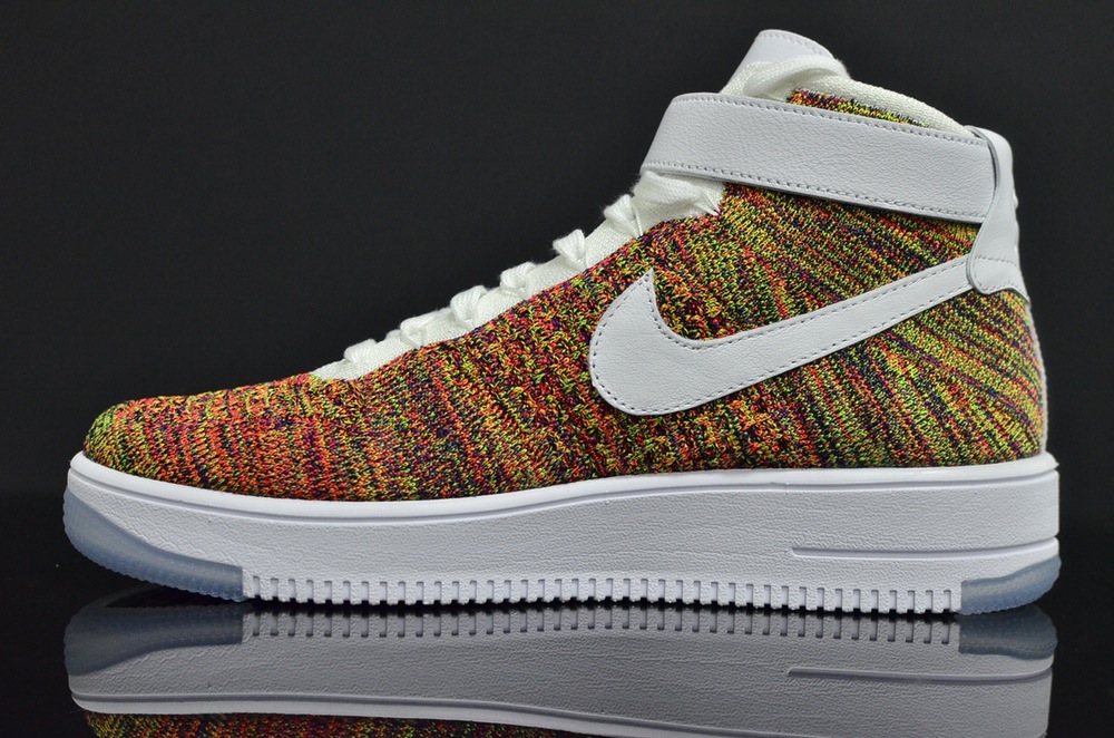 nike air force 1 high flyknit multicolor