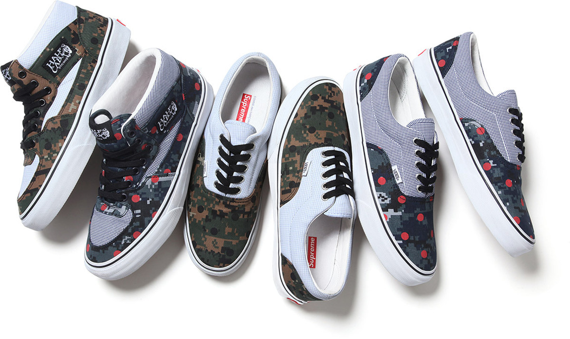 vans half cab x supreme