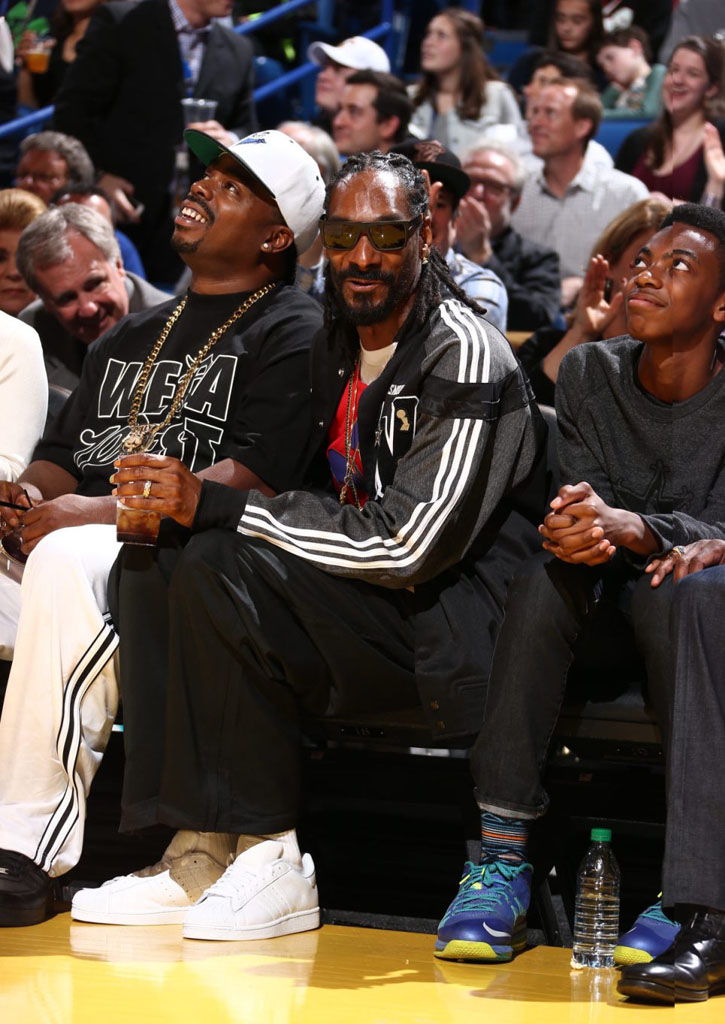 Snoop Dogg wearing adidas Originals Superstar