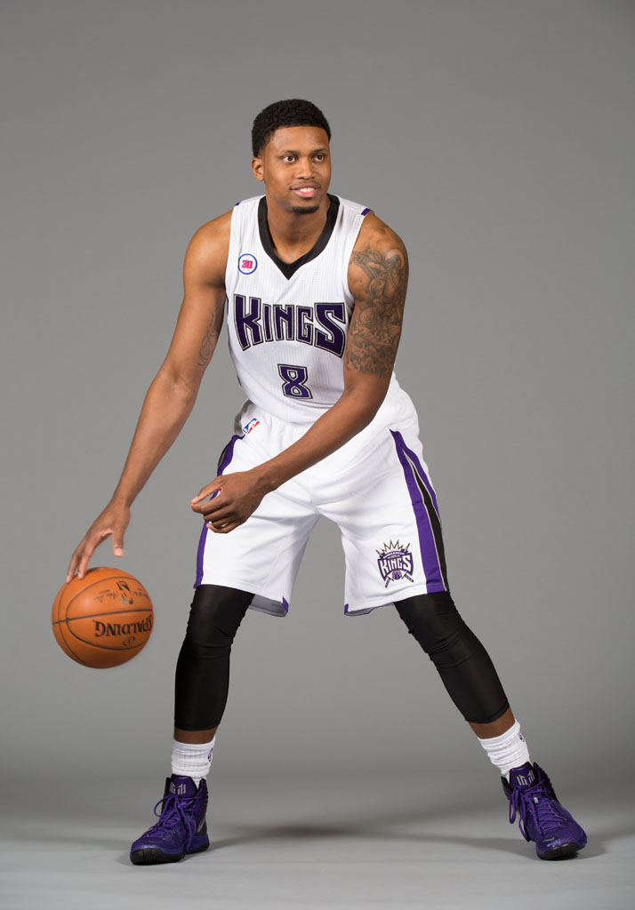 Rudy Gay wearing Nike Hyperfuse 2014 PE