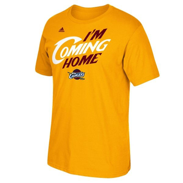 LeBron James I'm Coming Home Shirt by adidas