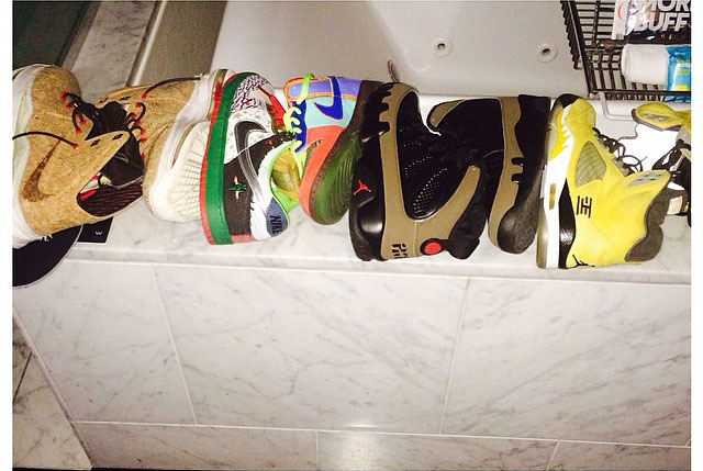 Wale Picks Up Nikes & Air Jordans