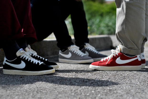 nike blazer low vintage red