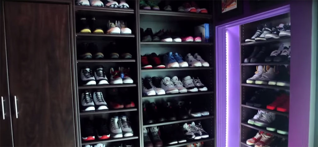 The 15 Best Celebrity Sneaker Closets Sole Collector