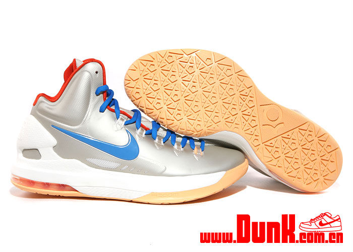 Nike KD V Birch Photo Blue Sail Team Orange 554988-200 (2)