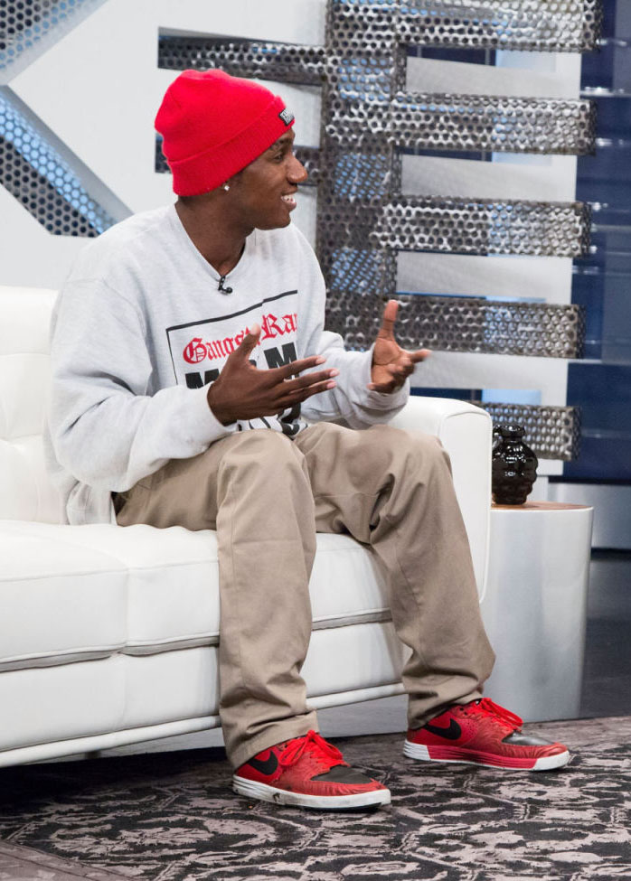 Hopsin wearing Nike SB P-Rod 7