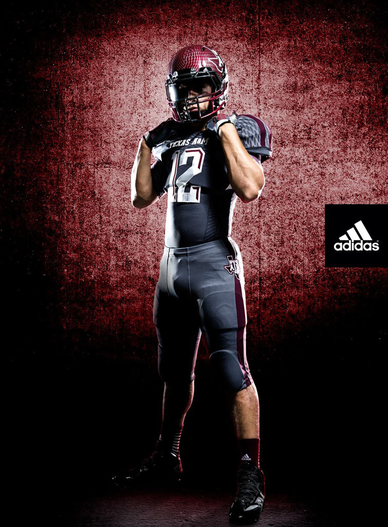 Texas A&M Alternate adidas TECHFIT Football Uniforms (8)