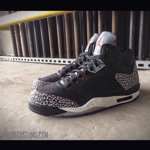 Air Jordan 3Lab5 Black Cement by Mache Customs (2)