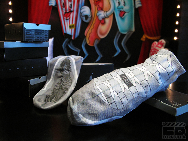 Air Jordan Retro 11 Cool Grey Socks
