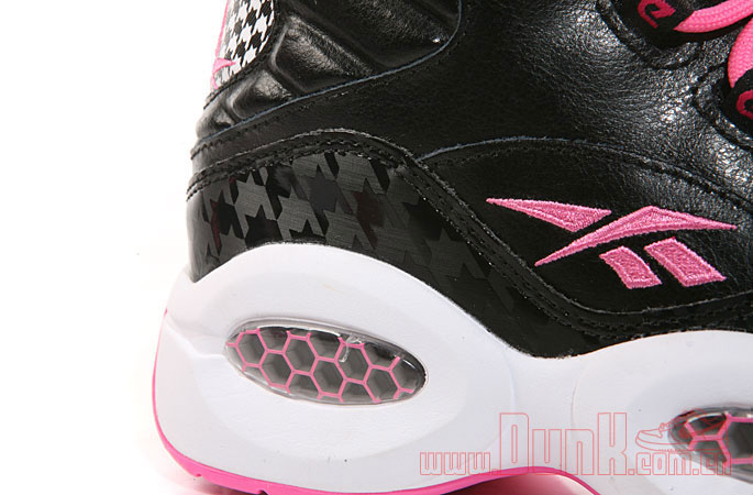 Reebok Question GS Black/Pink Houndstooth (7)