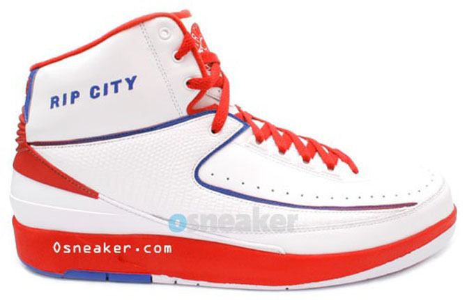 Rip Hamilton's Air Jordan II 2 Detroit Pistons PE (1)