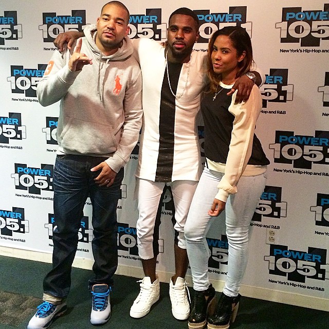 DJ Envy wearing Air Jordan X 10 Bobcats