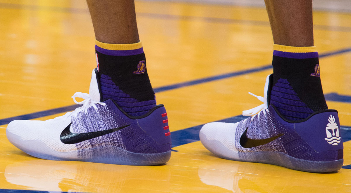 kobe 11 yellow and purple