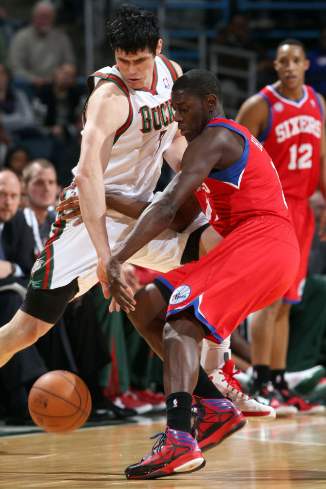 Jrue Holiday wearing adidas Crazy Fast Away PE