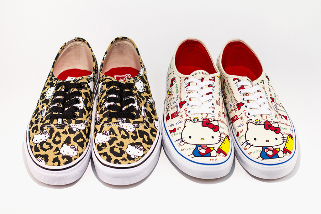 Vans shoes hello clearance kitty