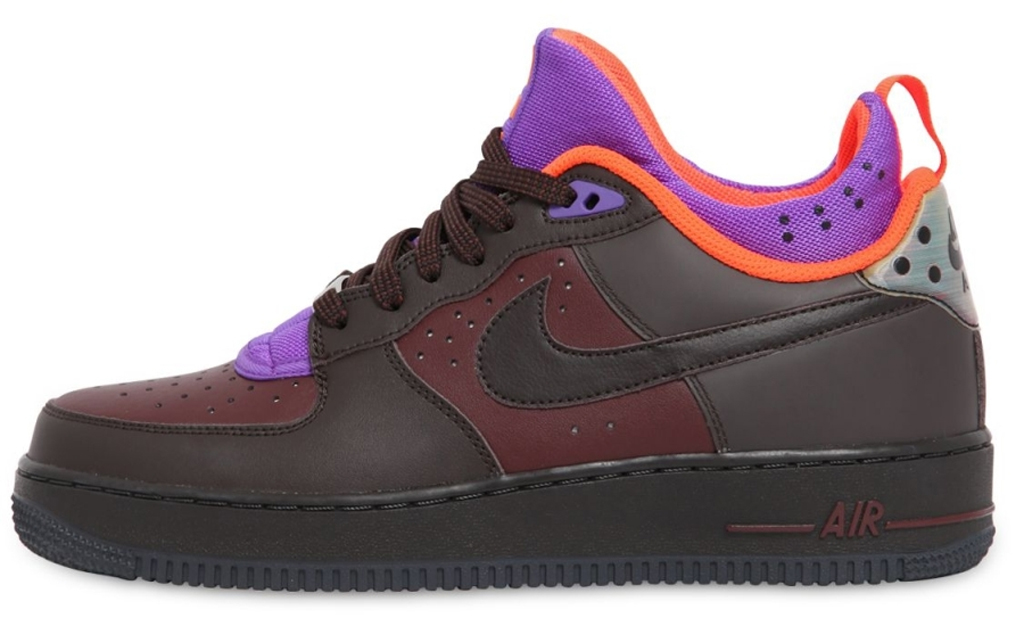 air force 1 orange and purple