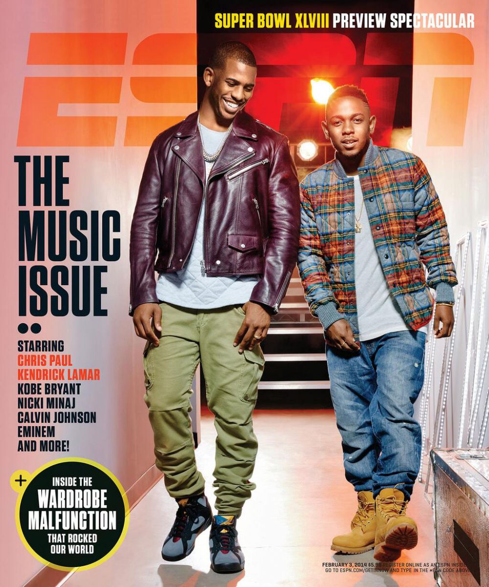 Kobe Bryant, Chris Paul & Eminem Cover ESPN The Magazine in Nike  Sneakers